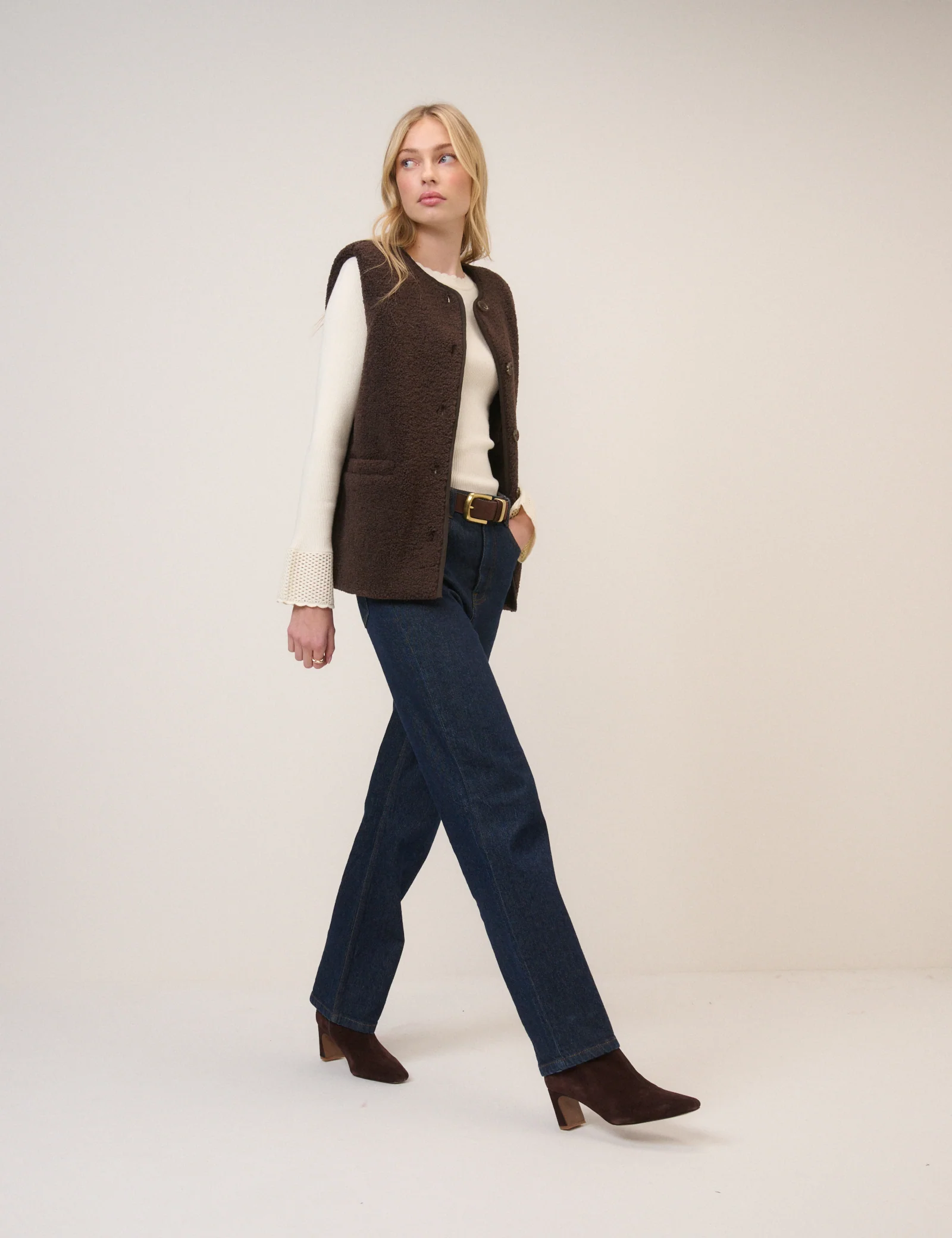 Brown Borg Gilet
