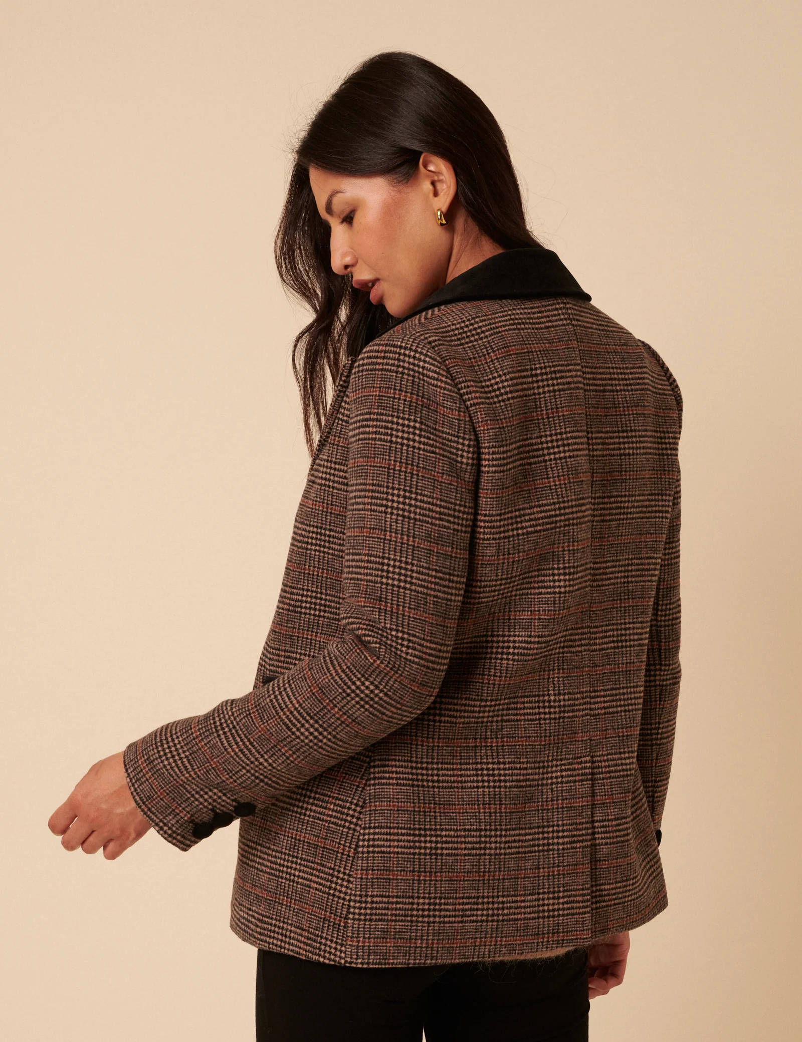 Heritage Check Single Breasted Blazer - Image 5